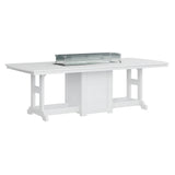 Berlin Gardens Garden Classic 44" x 96" Rectangular Fire Table - Bar Height- GCFT4496BBK