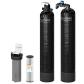 Aquasure Serene Series | 15 GPM Salt-Free Conditioning Bundle with Fortitude Pro Whole House Water Treatment System & Pleated Sediment Pre-Filter - AS-SF15CK
