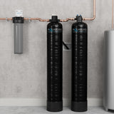 Aquasure Serene Series | 15 GPM Salt-Free Conditioning Bundle with Fortitude Pro Whole House Water Treatment System & Pleated Sediment Pre-Filter - AS-SF15CK