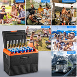 AOBOSI 12 Volt Car Refrigerator Single Zone 42Qt/40L - CL40