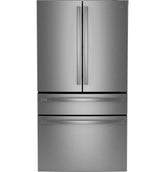 GE Profile 23.2 Cu. Ft. Smart Counter-Depth French-Door Refrigerator, 4-Door, Dual-Dispense AutoFill – PJE23BYWFS-KT