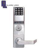 Alarm Lock Trilogy Keypad Digital Lock w/ Audit Trail - for M9900 Panic Exit Bar - 26D - Satin Chrome - ALL-ETDLS1G/26DM99K