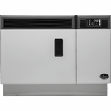 US Stove AP5000 Wall Mount Pellet Stove Direct Vent 1,000 sq. ft. 24,000 BTU 28 lb Hopper and Remote New
