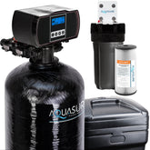 Aquasure Harmony Series | 64,000 Grains Water Softener w/ Fine Mesh Resin and Pleated Sediment Filter - AS-HS64FMP