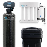 Aquasure Harmony Series | 48,000 Grains Whole House Water Softener & 75 GPD Reverse Osmosis System Bundle - AS-PR75HS48D