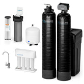 Aquasure Signature Elite | 1,000,000 Gallons Whole House Water Filter Treatment Bundle with 48,000 Grains Softener w/ Fine Mesh Resin, 75 GPD Reverse Osmosis System -AS-SE1000FM