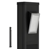 AVS Energy Solar Urban Light 60 Watt 9000 Lumens 5000K Black Housing Pathway Lighting Landscape Light Solar Resistant Bollard Light - AVS-TOTEM-60W