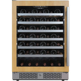 Avallon 24 Inch Wide 53 Bottle Capacity Single Zone Wine Cooler with Left Swing Door - AWC242SPRGLH