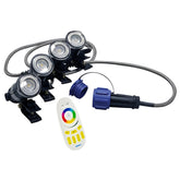 Airmax RGBW Color Changing LED Fountain 4 Light Set