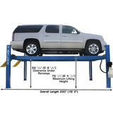 Atlas 412A Alignment 4 Post Lift + RJ6 Rolling Jacks Combo - ATEATTD-412A-COMBO-FPD
