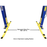Atlas 9KOHX 9,000 lb Overhead 2-Post Lift - ATEXH-9KOHX-FPD
