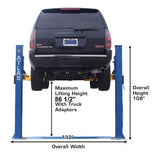 Atlas BP8000 8,000 lb Baseplate 2 Post Lift - ATEATTD-BP8000-FPD