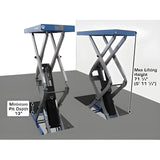 Atlas FM9SL 9,000 lb In Ground Full-Rise Lift - ATEATTD-FM9SL-FPD
