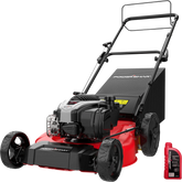 Powersmart 3-In-1 Lawn Mower 21" Self-Propelled 140cc Gas Engine Red New - B8721S2