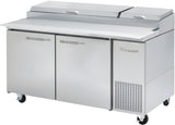 Blue Air 7" Wide 2 Door Pizza Prep Table - BAPP67-HC