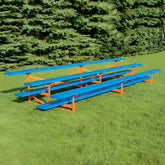 Bleacher 3 Row 15' All Aluminum Standard Bleacher - Powder Coated
