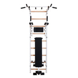 BenchK Swedish Ladder w/ Bench - White - 5903317830771