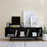 Crosley Liam 60 Inch Large Record Storage Console Cabinet - CF1115
