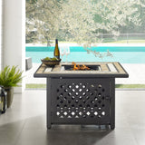 Crosley Tucson 40.25 Inch Fire Table Brown - CO9011-BR