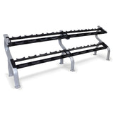 TROY 5-50 lb Dumbbell Set with Rack - COMMPAC-RUFDR50