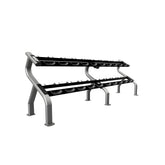 TROY 5-50 lb 12-Sided Urethane Dumbbell Set with Rack - COMMPAC-TSDU50