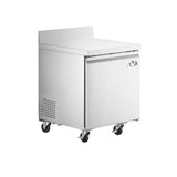 Chef AAA Commercial 27" Undercounter Refrigerator with Splash Guard 5.5 cu.ft. - SS-UCSG-27R-HC