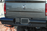 Fab Fours Dodge Ram 4500/5500 2010-2018 Black Steel Elite Rear Bumper - DR10-U2950-1