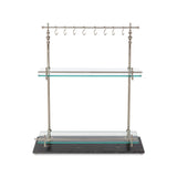 Park Hill Collection Park Hill Pantry & Cafe Black Marble and Iron Bistro Rack - EAW20187