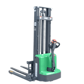 EKKO Full Powered Straddle Stacker 2800 lb Capacity 119" Height - EB13E-LI