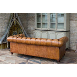 Park Hill Collections Harrisburg Leather Library Sofa - EFS81904