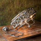 Park Hill Collection Manor Metal Industrial Trestle Chandelier - ELH80656