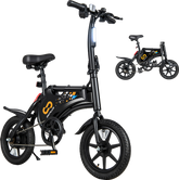 Costway Folding Electric Bike 350W 36V 15 MPH 20 Mile Range New - SP38112US