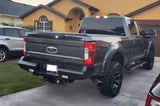 Fab Fours Ford F250/F350 Superduty 2017-2022 Black Steel Rear Bumper - FS17-T4150-1