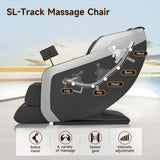 Real Relax Full Body Massage Chair, Zero Gravity SL-Track Massage Recliner with Yoga Stretch, Heating and Foot Massage - US-B03238A1