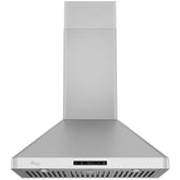 Awoco RH-WT-C Wall Mount Stainless Steel Range Hood, 3 Speeds, 6” Round Top Vent, 800CFM, 2 LED Lights, with Remote Control - RH-WT-C30