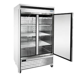 Frigos 17.75" One Door Top Mount Slim Reach-In Freezer 13 Cu. Ft. - FGA-TMF-1D-18