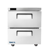 Frigos 27″ Undercounter Freezer with Drawers - FGA-UCF-2DR-28