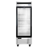 Frigos Stainless Steel Glass Door Reach-In Freezer Frigos FGA-BMF-1GD-27 19.1 Cu. Ft. - FGA-BMF-1GD-27