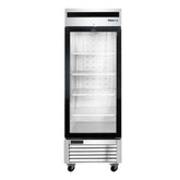 Frigos Stainless Steel Glass Door Reach-In Refrigerator Frigos 19.1 Cu. Ft. - FGA-BMR-1GD-27