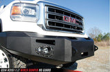 Fab Fours GMC Sierra 1500 2014-2015 Premium Front Bumper Sensor Winch Ready No Guard - GS14-F3151-1