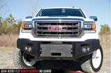 Fab Fours GMC Sierra 1500 2014-2015 Premium Front Bumper Sensor Winch Ready No Guard - GS14-F3151-1