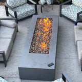 HPC Fire H-Burner Rectangular Fire Pit Burner Insert - TOR-MLFPK24X12-H-FLEX-NG