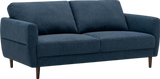 Costway Loveseat Sofa 72" Modern Upholstered Fabric Couch with Solid Wood Frame New - Navy HV10186WL-12NY