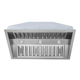 Hauslane 21" Deep 800 CFM Convertible Built-In Insert Range Hood in Stainless Steel -IN-R300SS-34