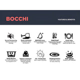 Bocchi 34" Undermount Double Bowl Composite Workstation Kitchen Sink with Covers in Milk White - 1618-507-0126HP