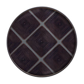 Ethnicraft Round Linear Squares Glass Tray - ETH-20914