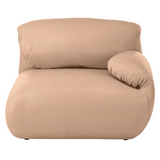 Herman Miller Leather Luva Modular Single Seat One Arm - HER-GLR101RNFR1NX04