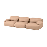 Leather Luva Modular Three Seater Sofa - HER-GLR500LNRNFR1NX13