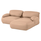 Leather Luva Modular Two Seater Sectional - HER-GLR450RLNFR1NX04