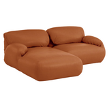 Leather Luva Modular Two Seater Sectional - HER-GLR450RLNFR1NX04